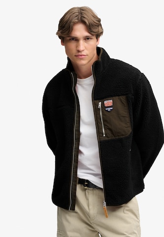 Superdry & Co Bluza polarowa 'VINTAGE RETRO' w kolorze czarny