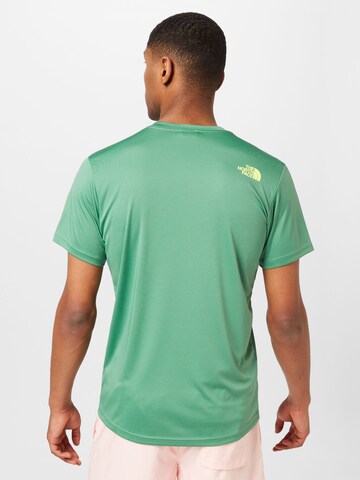 THE NORTH FACE Regular Fit Sportshirt 'REAXION' in Grün