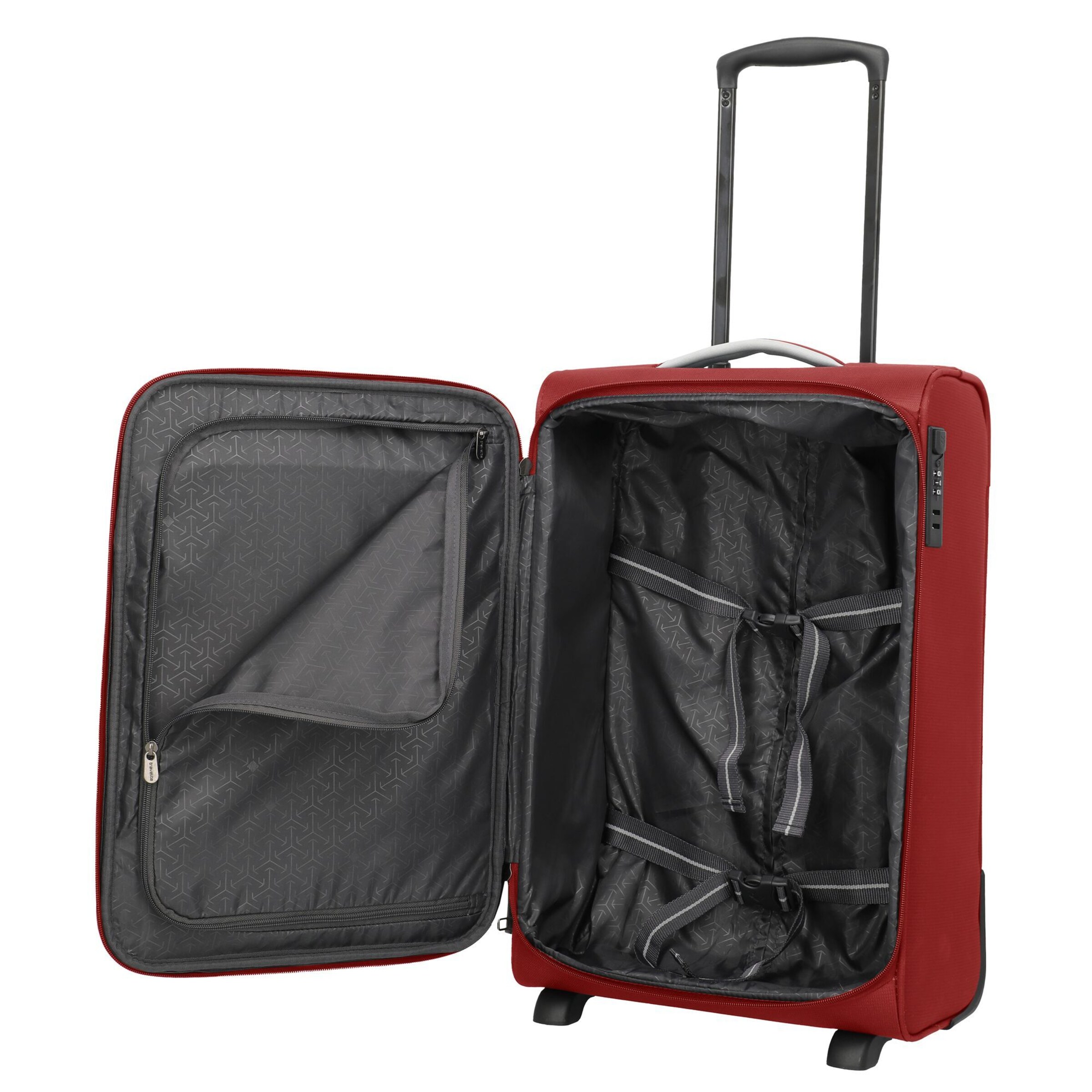 Trolley di TRAVELITE in rosso