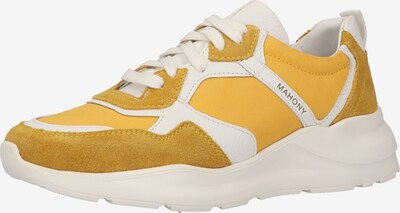 MAHONY Sneakers laag in de kleur Geel / Wit, Productweergave