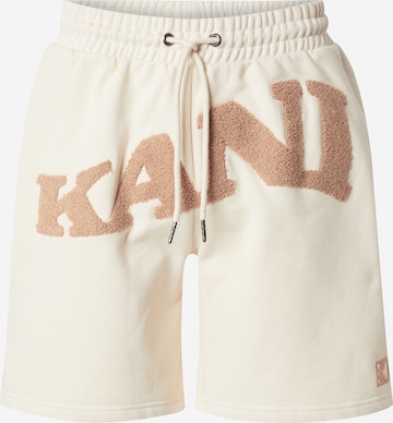 Karl Kaniregular Hlače - bež boja: prednji dio