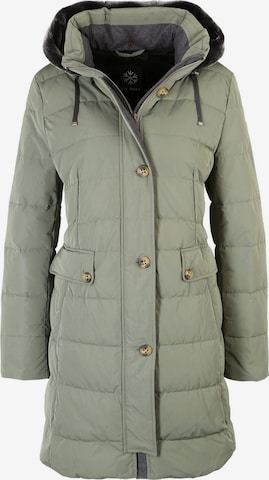 GIL BRET Winter Coat in Green: front