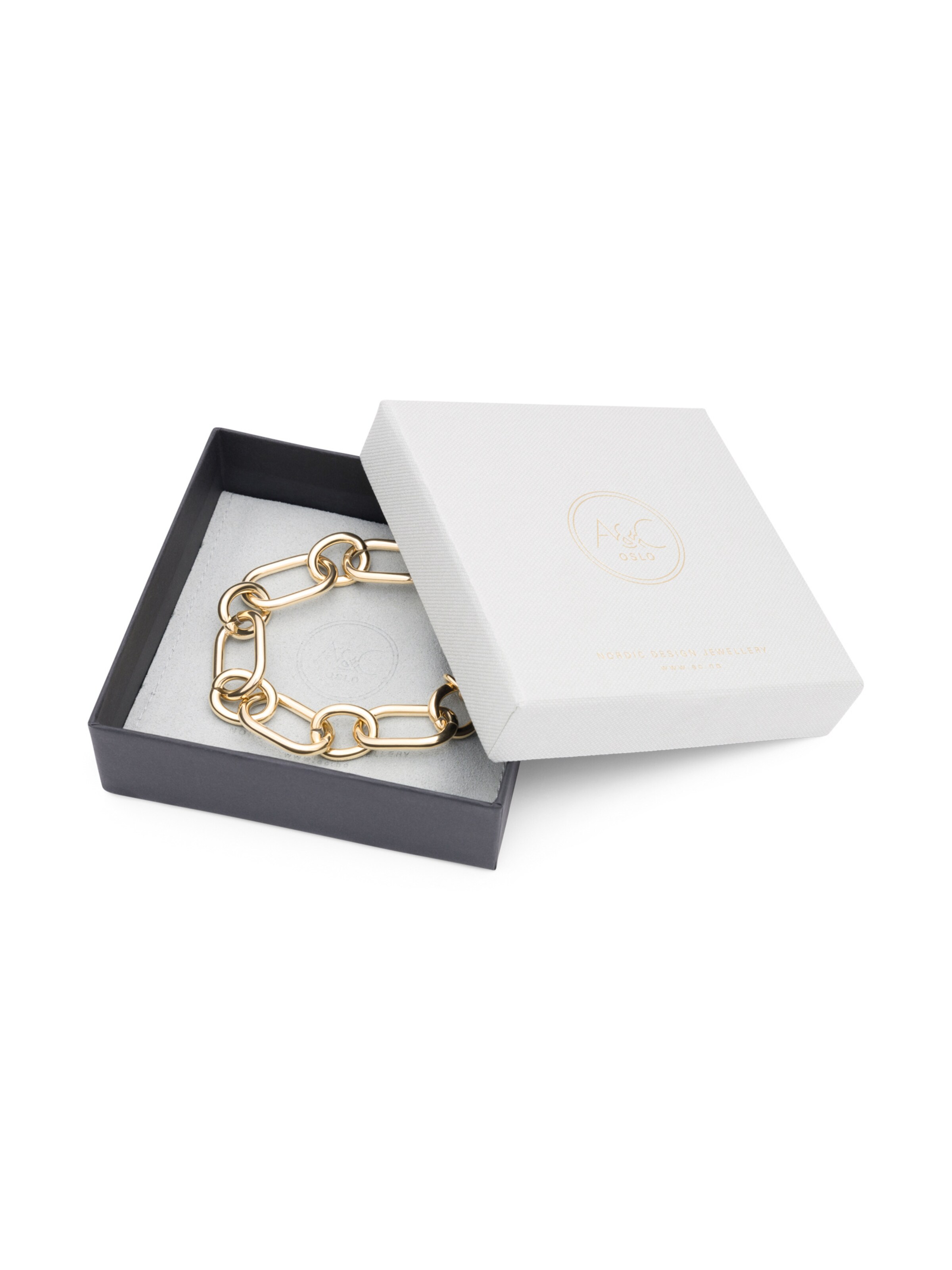 A&C Oslo – Nordic Design Jewellery Bracelet 'Steel - Essentials - Bracelet' in Gold