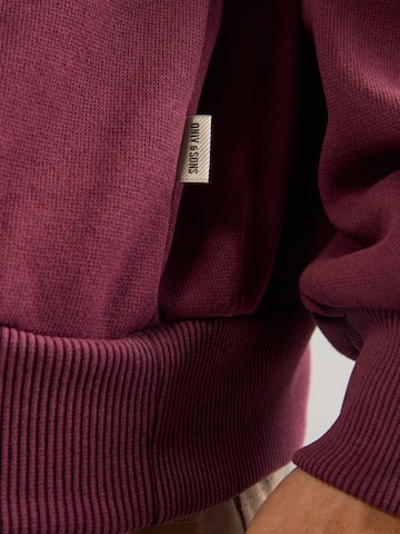 Felpa 'ONSTYSON' di Only & Sons in lilla