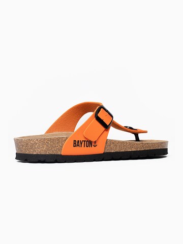 Bayton Ujjelválasztó-pántos szandál 'Mercure' - narancs