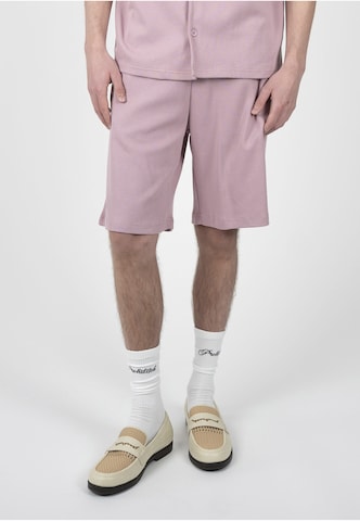 Wide Leg Pantalon 'Côte d’Azur' Prohibited en violet : devant