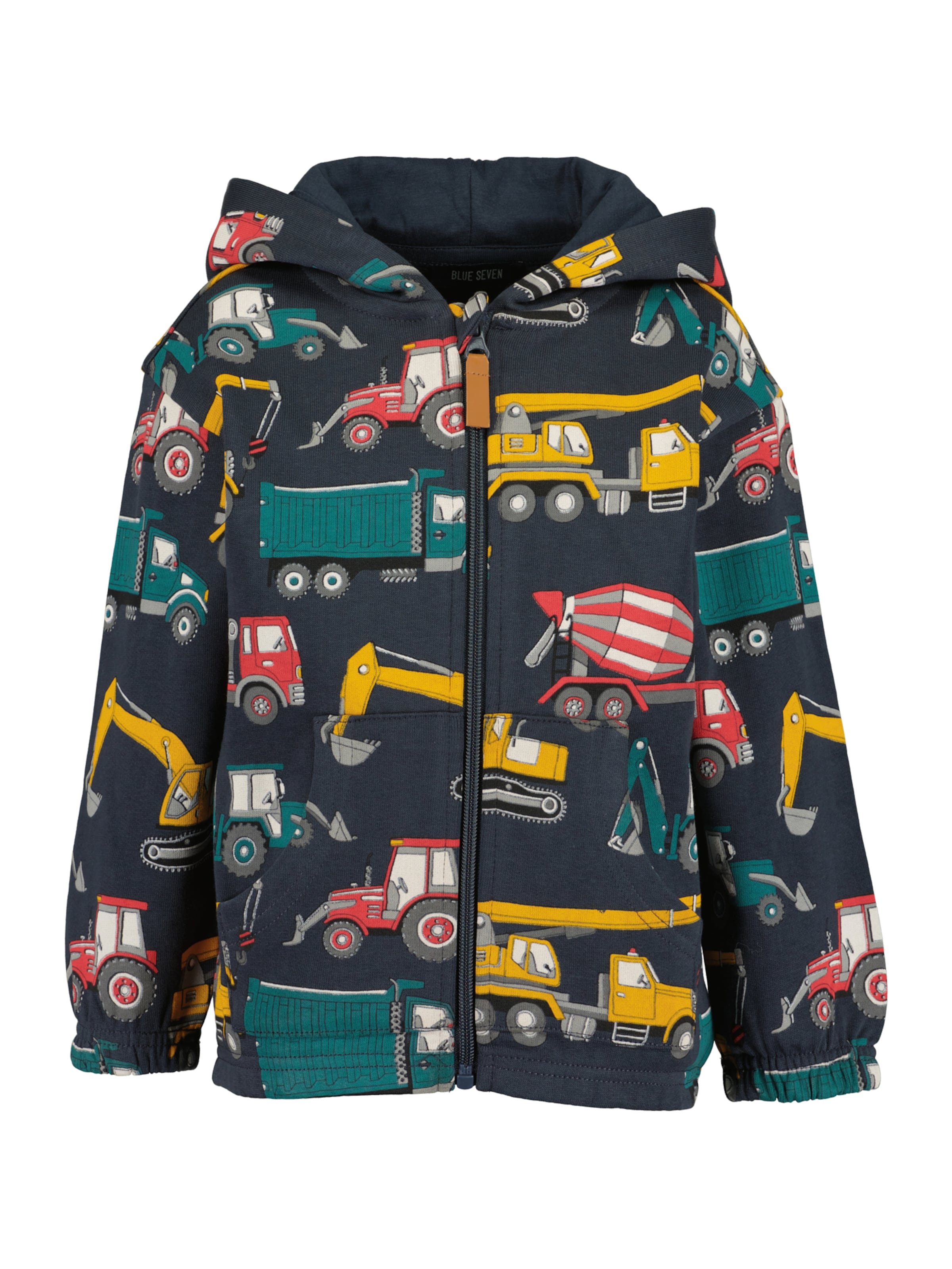 BLUE SEVEN - Sudadera con cremallera en azul: frente