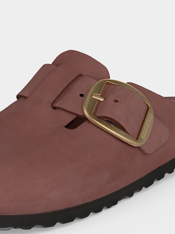 BIRKENSTOCK Pantofle 'Boston' – červená