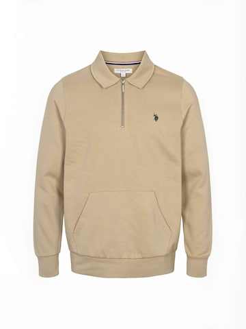 U.S. POLO ASSN. Neulepaita ' UMDagur ' värissä beige: etupuoli