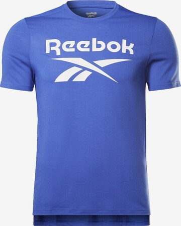 Reebok Regular fit Functioneel shirt in Blauw