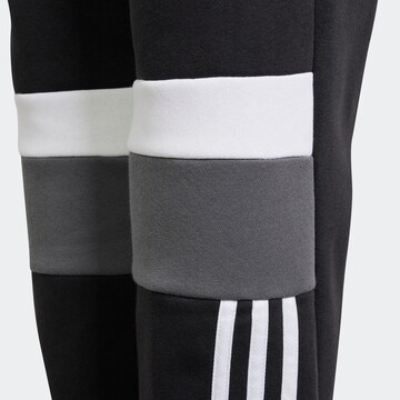 ADIDAS SPORTSWEAR Tapered Sportbroek 'Tiberio' in Zwart