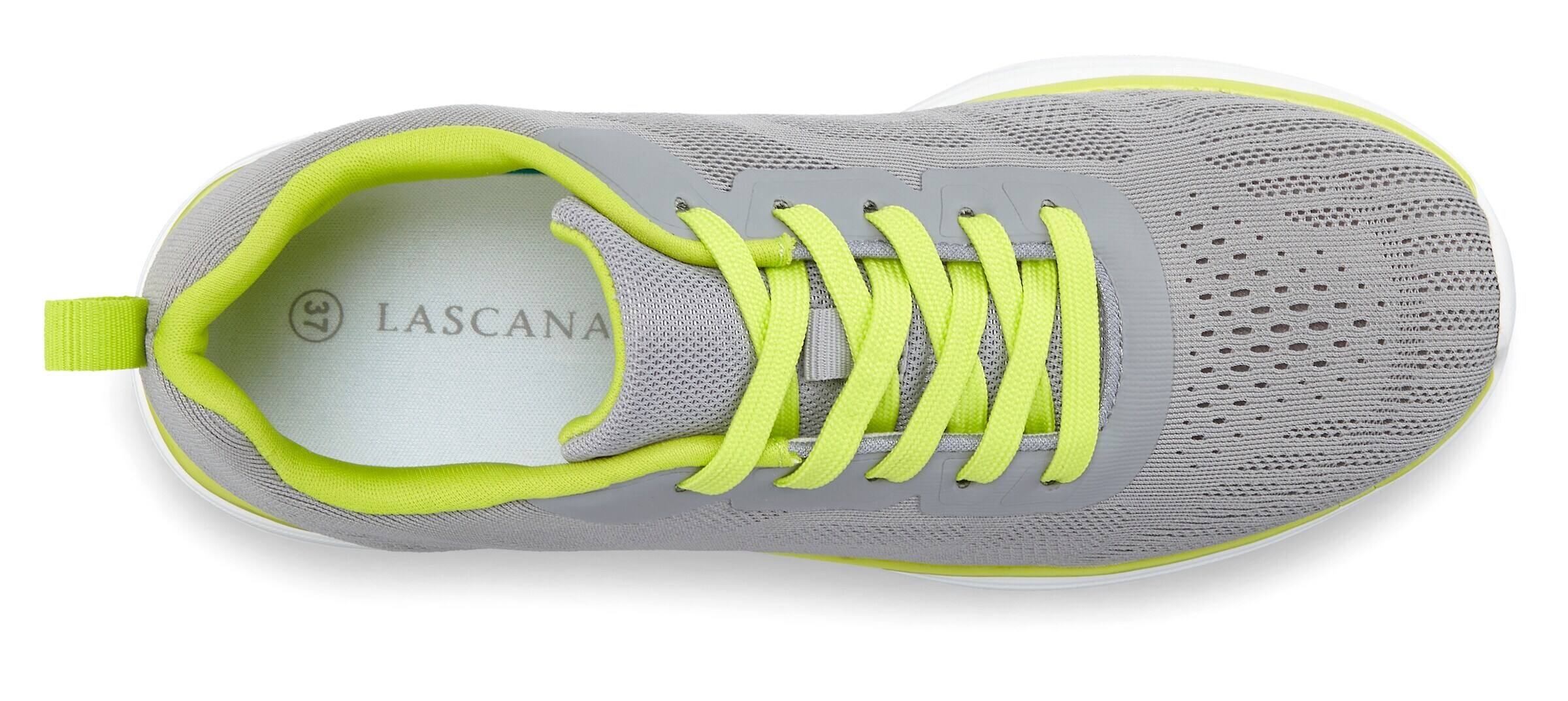 LASCANA Sneaker in Grau