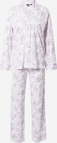Lauren Ralph Lauren Pyžamo – fialová: přední strana