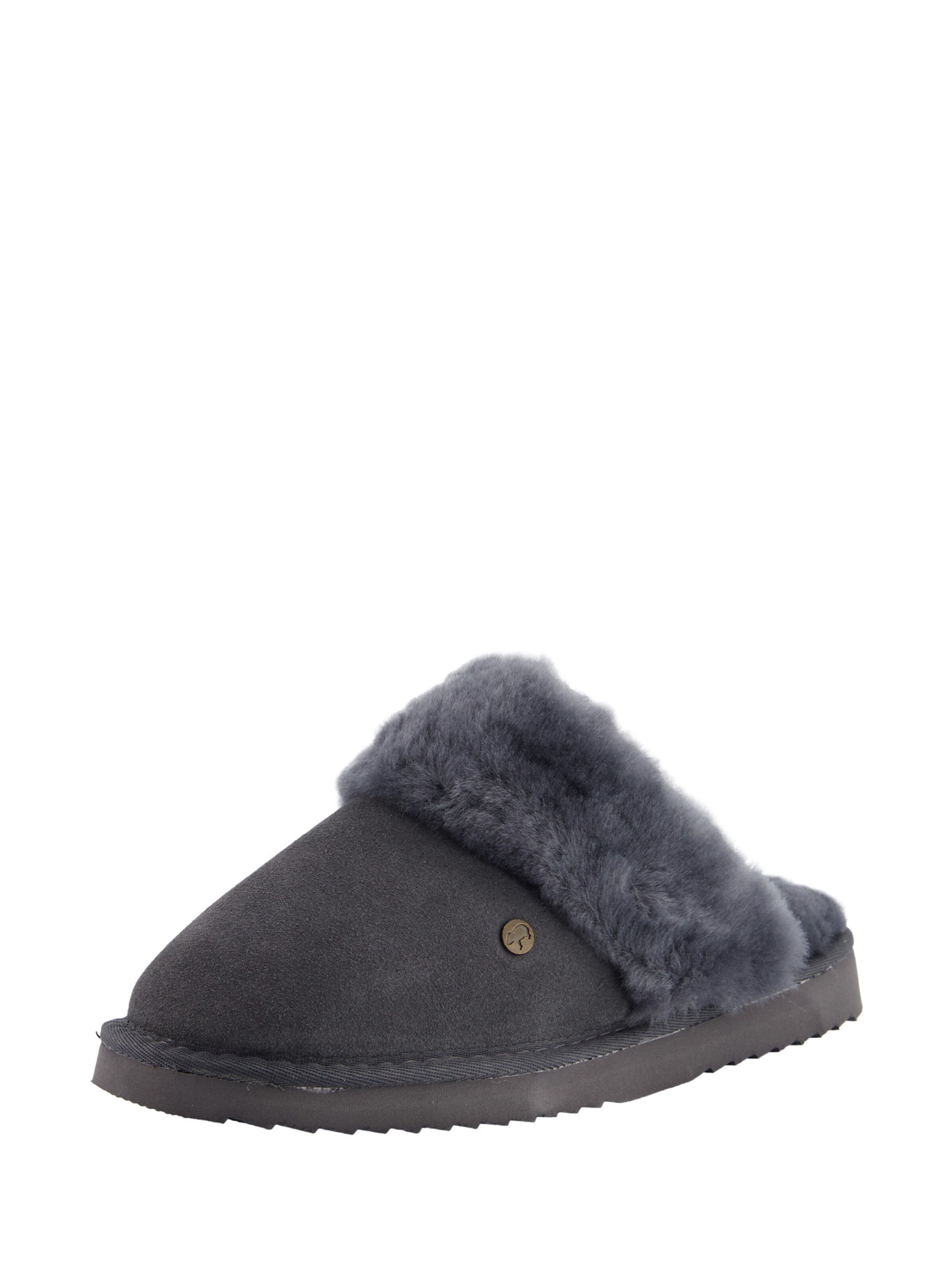 Warmbat Huisschoenen 'Flurry' in Grijs: voorkant