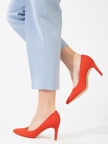 Celena - Zapatos con plataforma 'Cody' en rojo: frente