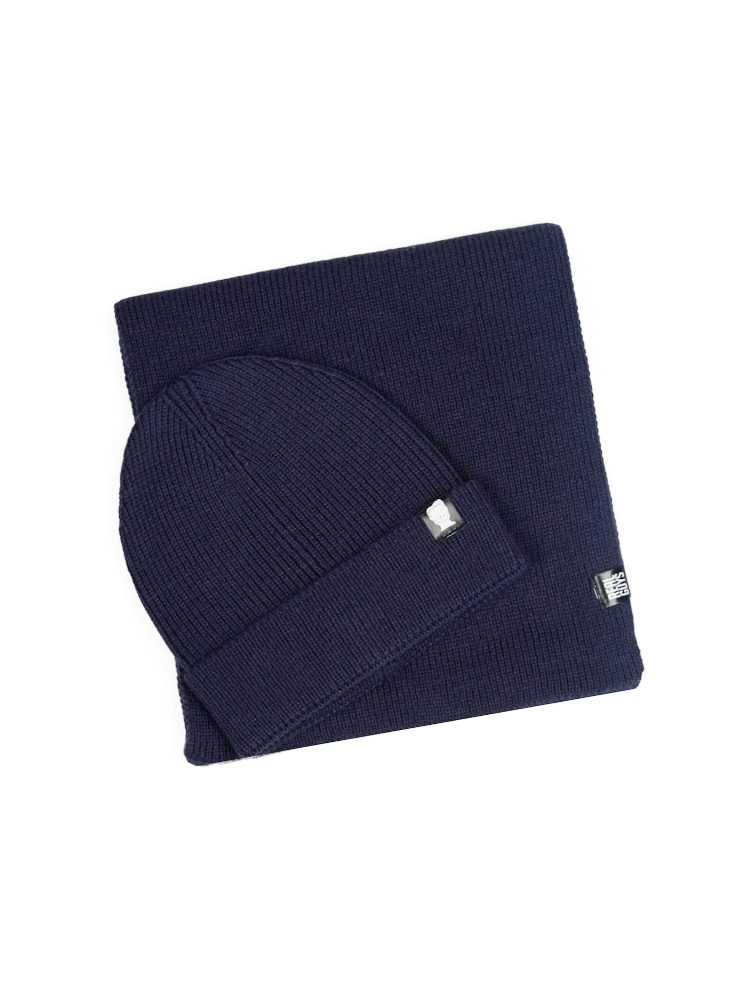 Real Guys Muts in Blauw: voorkant