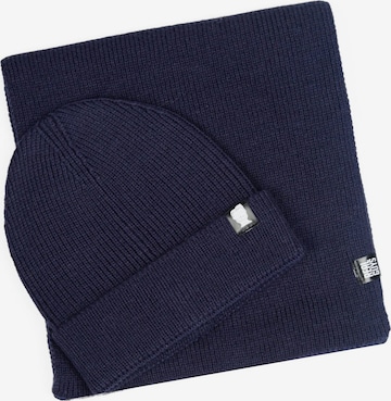 Real Guys Beanie in Blue: front