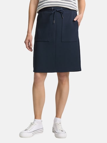 Jupe TOM TAILOR en bleu : devant