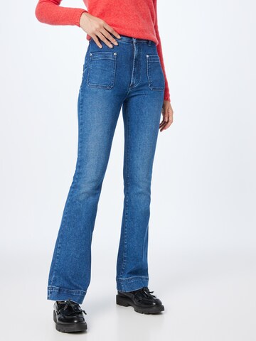 HUGO Flared Jeans 'Garlare' in Blue: front