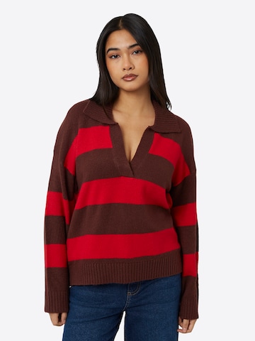 T-shirt BRAVE SOUL en marron : devant