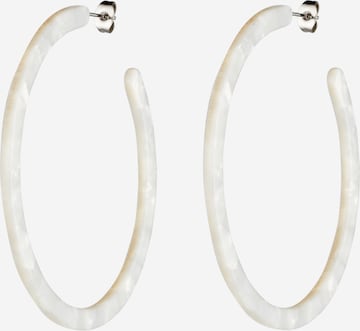 Boucles d'oreilles 'Anne' Fräulein Wunder en blanc : devant