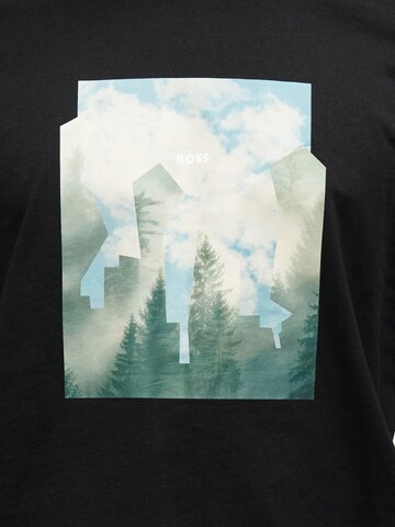 BOSS Koszulka 'Cover' w kolorze czarny