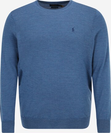 Polo Ralph Lauren Big & Tall Trui in Blauw: voorkant