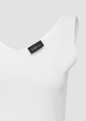 s.Oliver BLACK LABEL Knitted Top in White