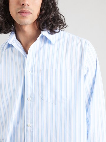 DENHAM Regular fit Button Up Shirt 'NOAH' in Blue