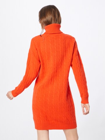 Polo Ralph Lauren Kootud kleit, värv oranž