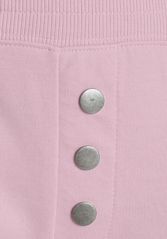 KangaROOS Skinny Short Pajama Set in Pink