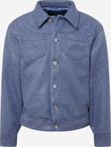 BURTON MENSWEAR LONDON Between-Season Jacket in Blue: front