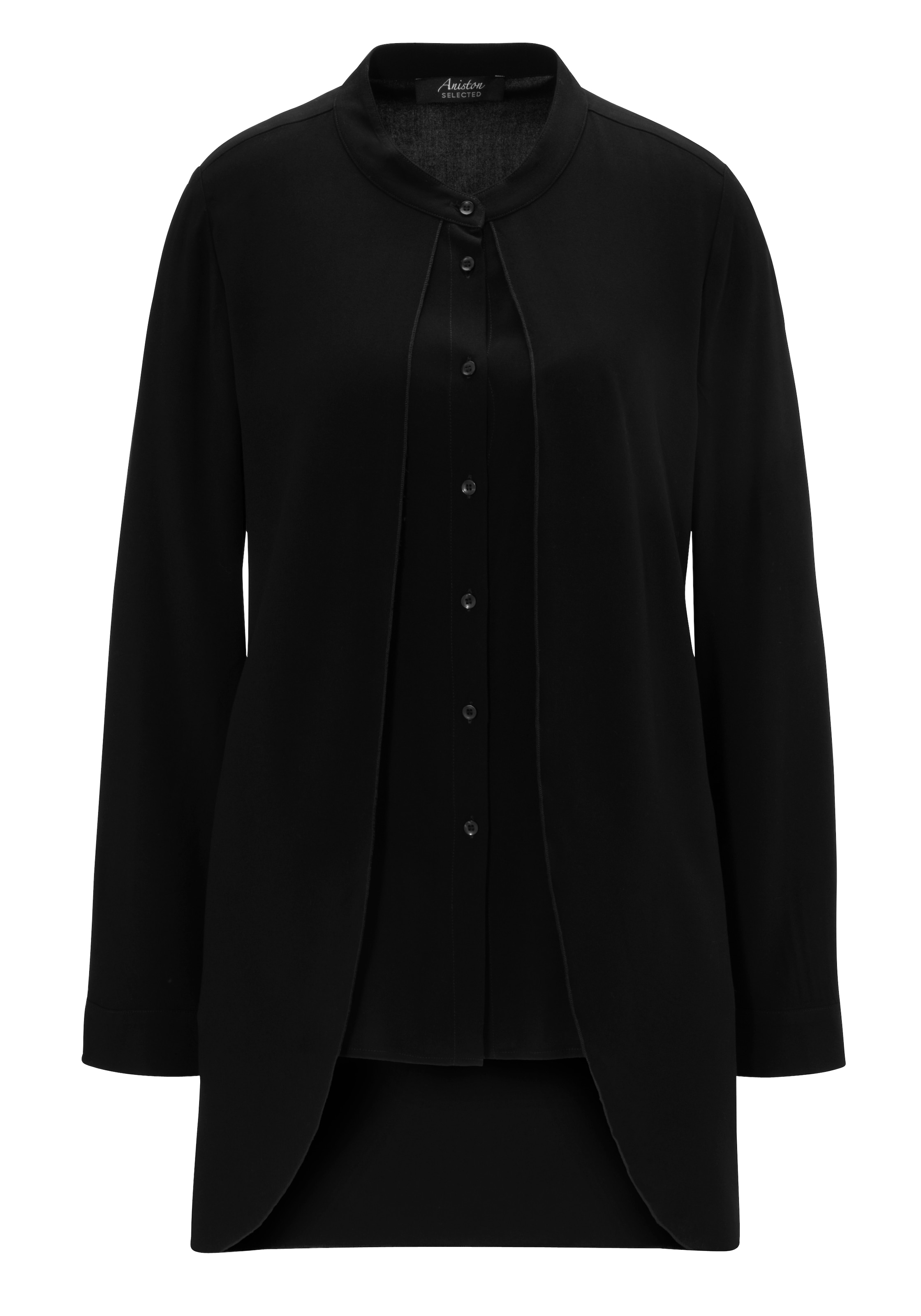 Aniston SELECTED Bluse in Schwarz: Vorderseite