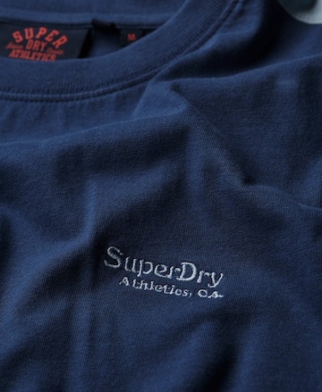 T-Shirt 'Essential' Superdry en bleu