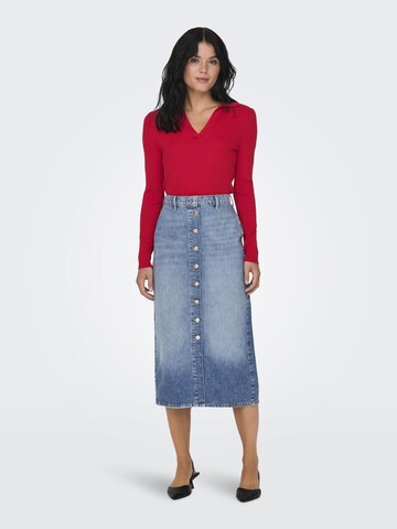 ONLY Nederdel i blå