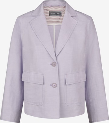 Blazer White Label en violet : devant