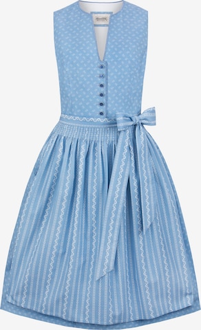 STOCKERPOINT Dirndl 'Fina' in Blauw: voorkant