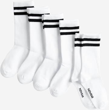 balts NoWear Zeķes: no priekšpuses