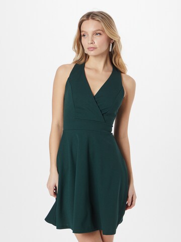 Robe de cocktail 'DIAZ' WAL G. en vert : devant