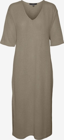 VERO MODA Knitted dress in Brown: front