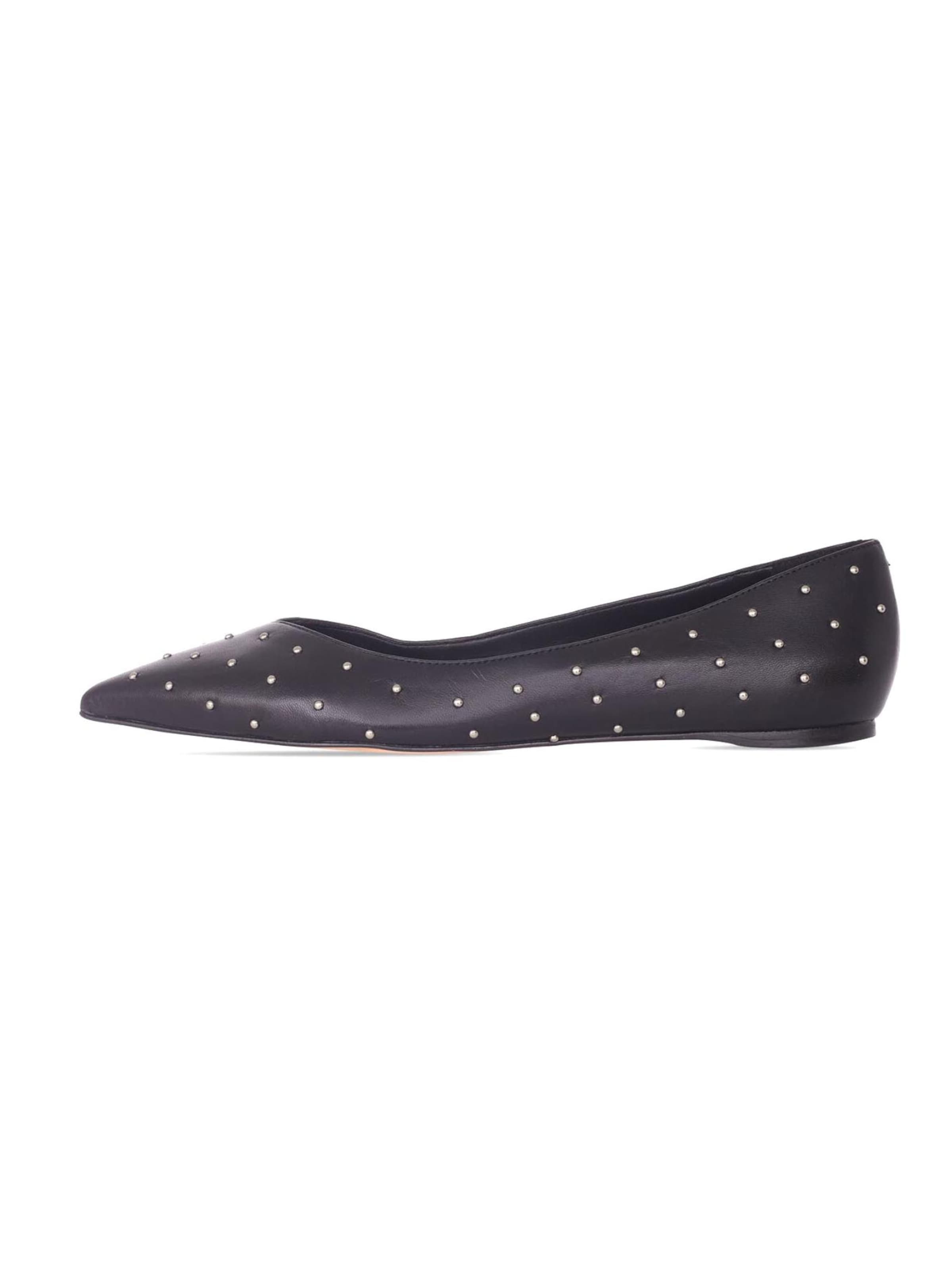 Mangara Atelier Ballerines 'Ballerina Hamelia en cuir noir' en 39/Petite en noir, Vue avec produit
