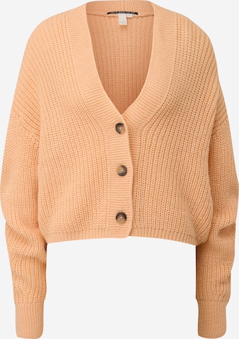 QS Knit cardigan in Orange: front