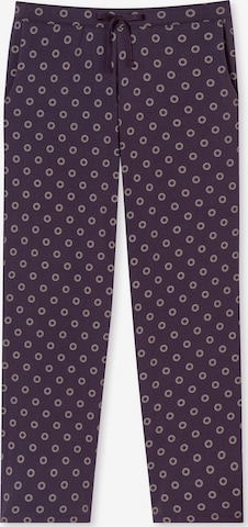 Pantalon de pyjama 'Mix & Relax' SCHIESSER en violet : devant