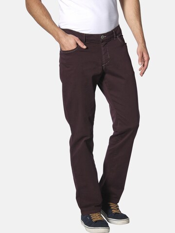 Jan Vanderstorm Loose fit Jeans ' Ralunde ' in Red: front