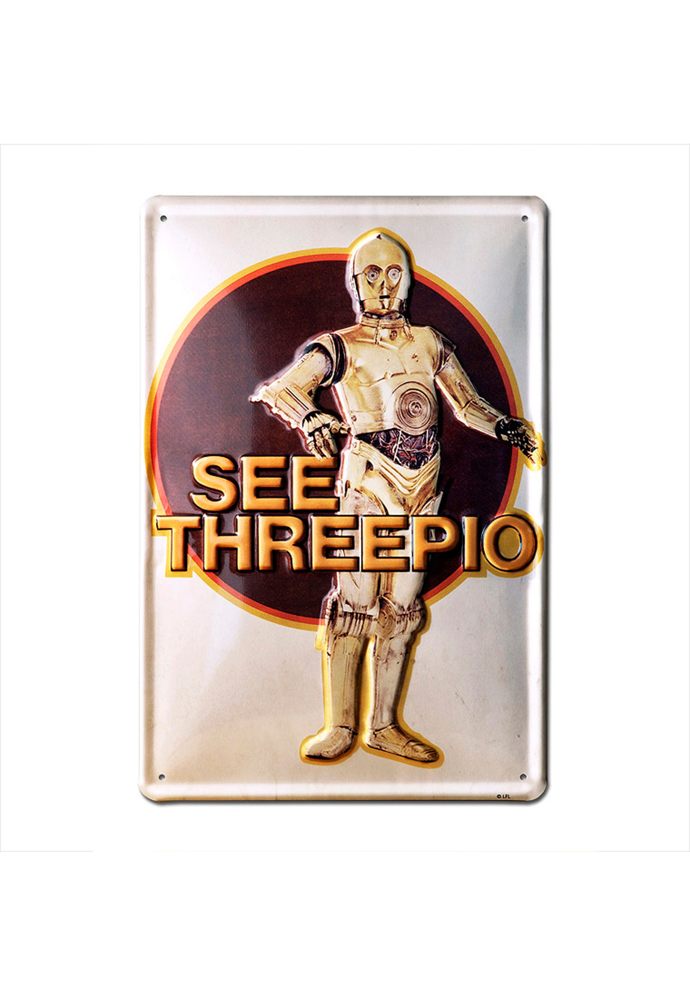 LOGOSHIRT Blechschild in Mischfarben