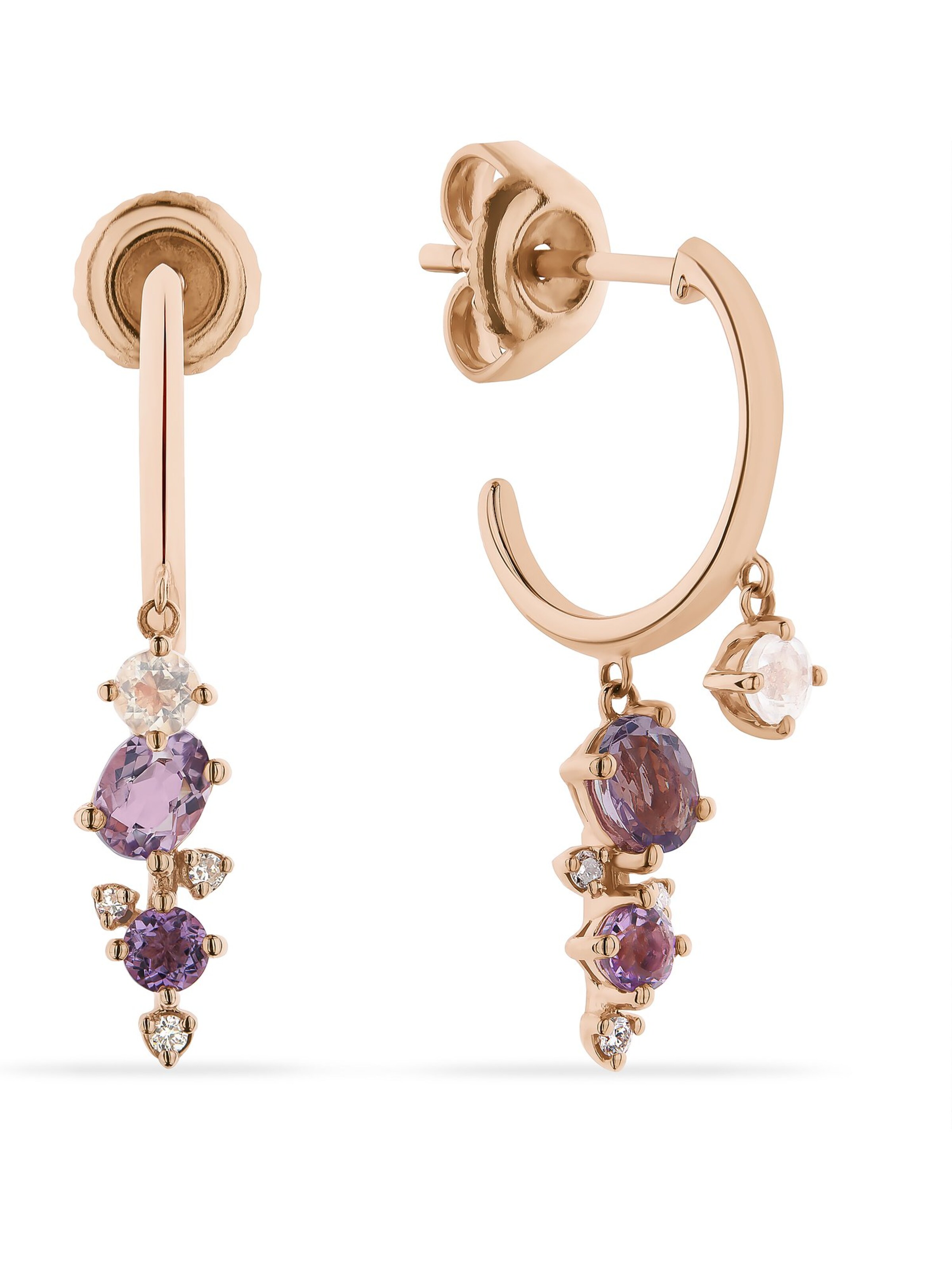 CHRIST Ohrringe in Gold: Vorderseite