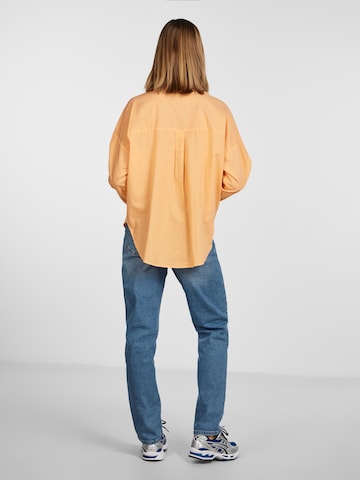 PIECES Блуза 'Tanne' в оранжево