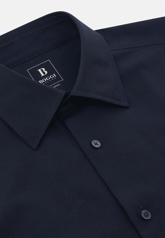 Boggi Milano Comfort fit Button Up Shirt in Blue