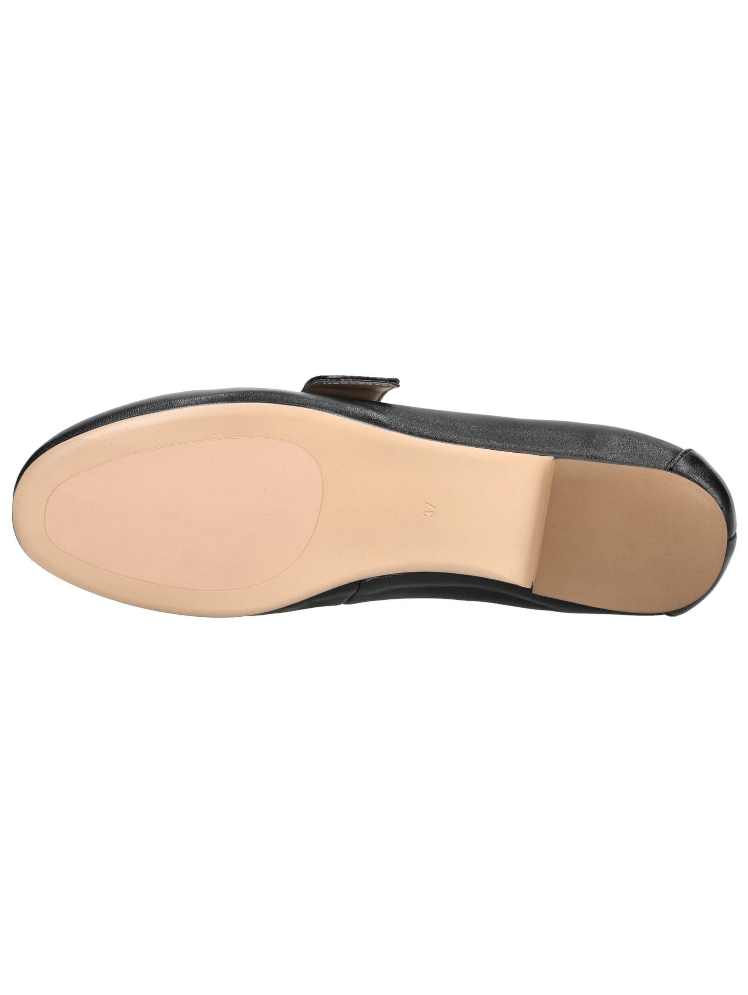 Ballerines à lanières Regarde le Ciel en noir