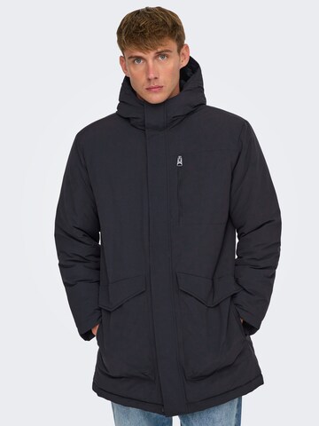 Only & Sons Tussenparka 'ONSGlobal' in Blauw